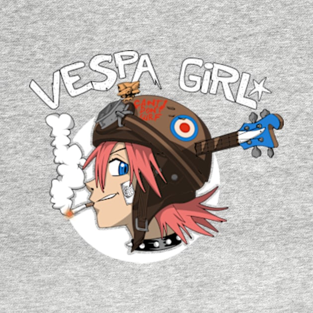 Vespa Girl V2 by BCArtDesign